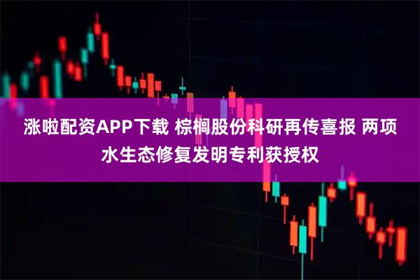 涨啦配资APP下载 棕榈股份科研再传喜报 两项水生态修复发明专利获授权