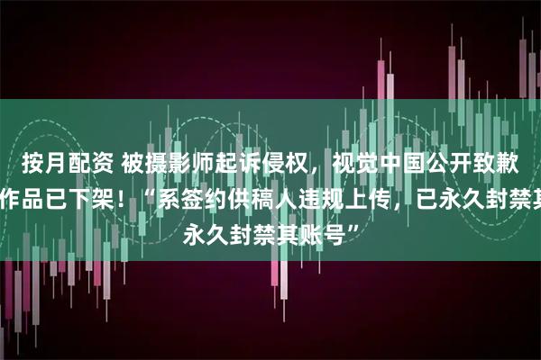按月配资 被摄影师起诉侵权，视觉中国公开致歉：涉案作品已下架！“系签约供稿人违规上传，已永久封禁其账号”