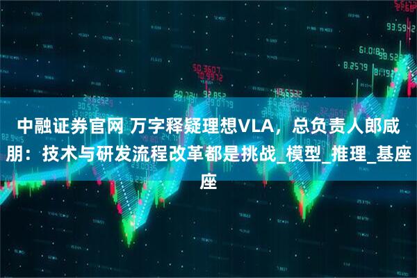 中融证券官网 万字释疑理想VLA，总负责人郎咸朋：技术与研发流程改革都是挑战_模型_推理_基座